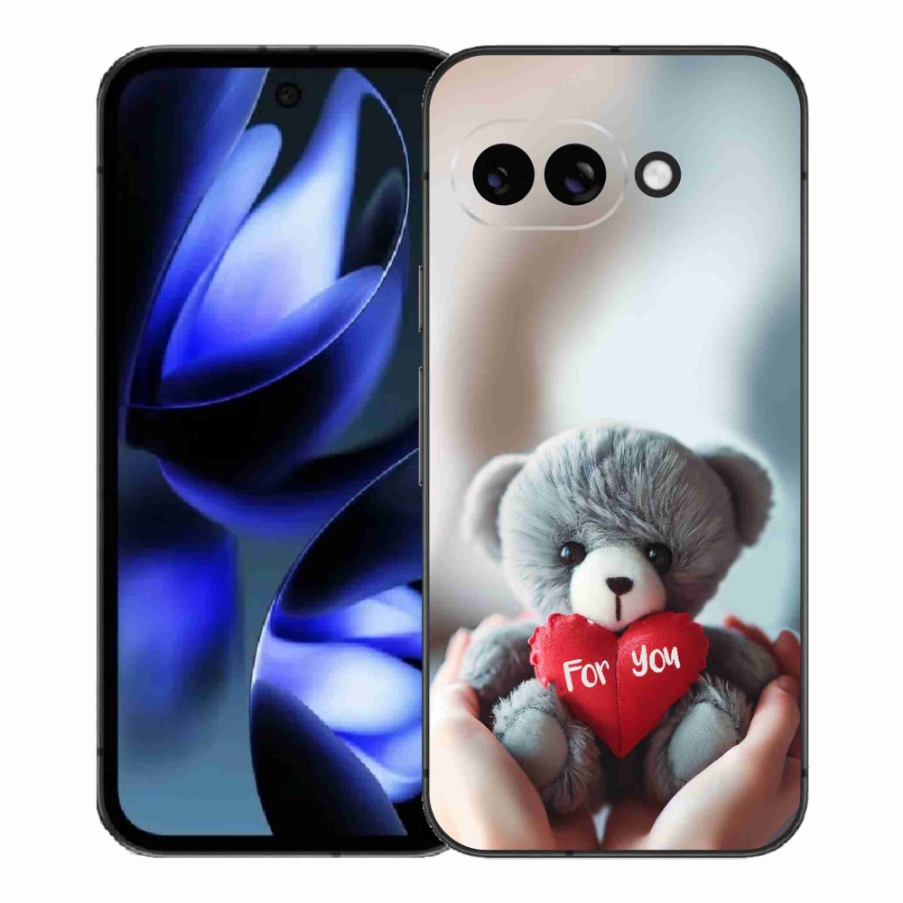 Gélový kryt mmCase na Google Pixel 9a - medvedík pre zamilovaných