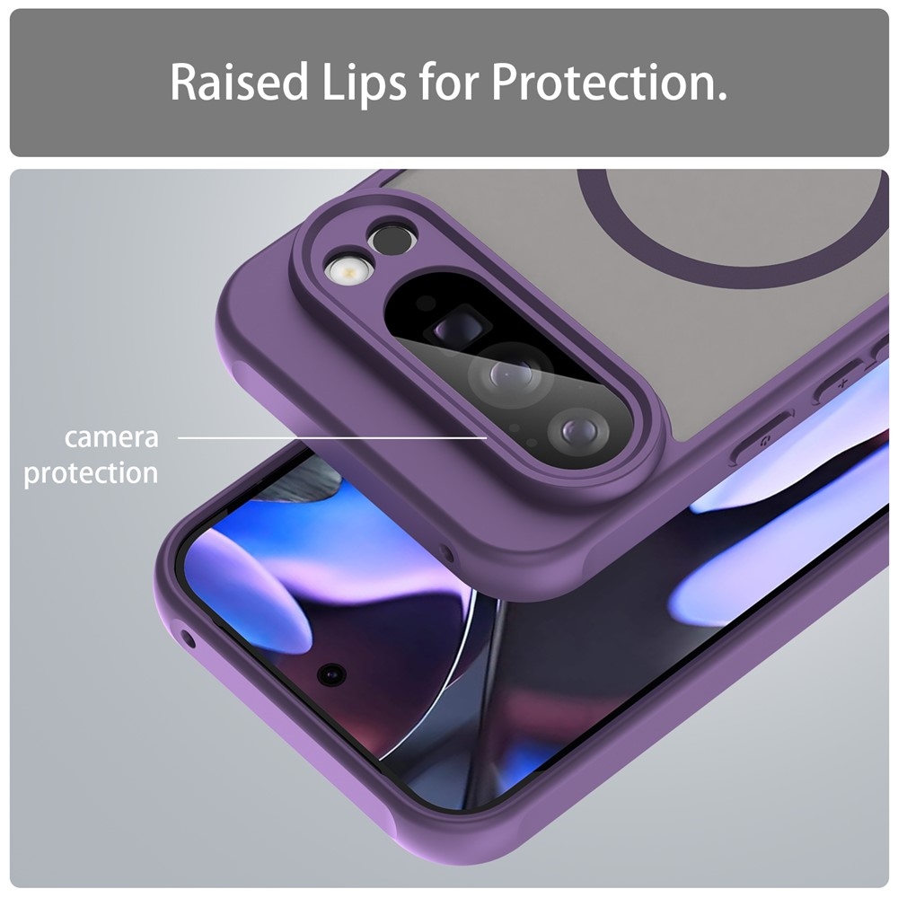 Case matný gélový obal s MagSafe na Google Pixel 10 Pro XL - fialový