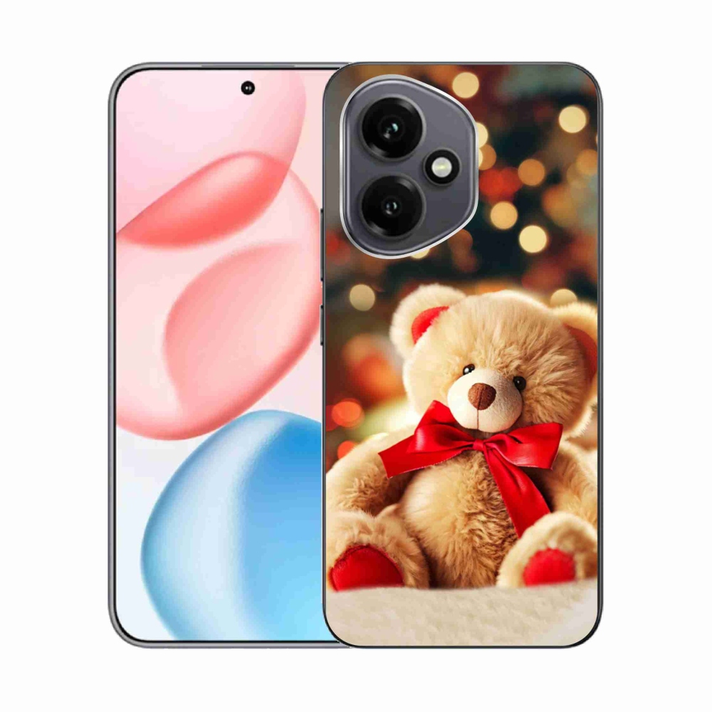 Gélový kryt mmCase na Honor 400 - plyšový medvedík