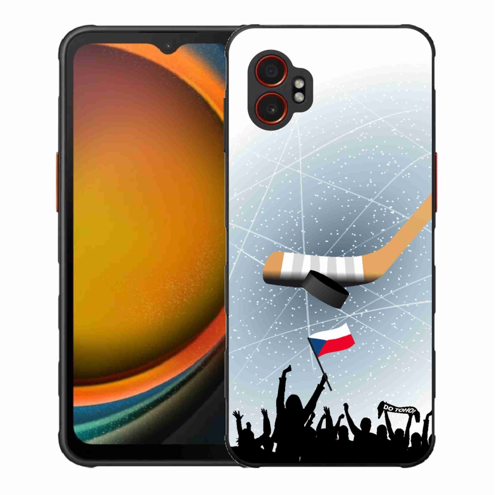 Gélový kryt mmCase na Samsung Galaxy Xcover 7 Pro - fanúšikovia hokeja
