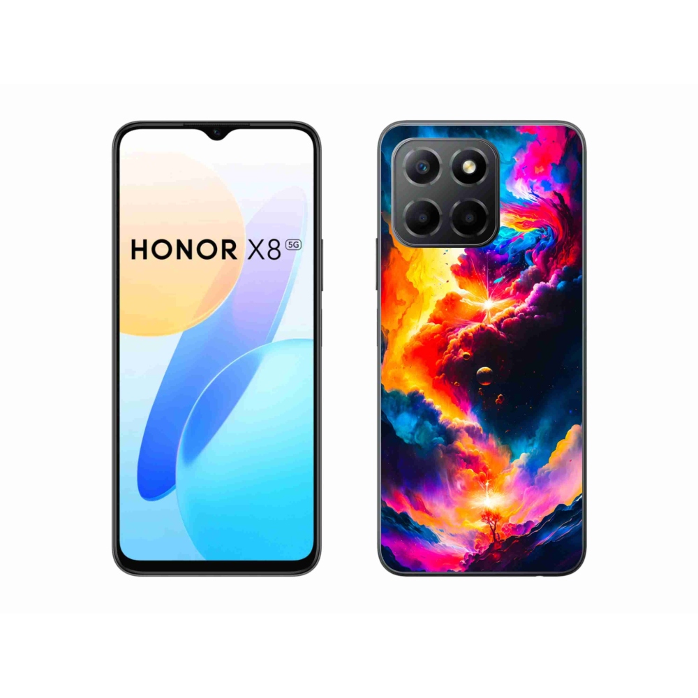 Gélový kryt mmCase na Honor X8 5G - abstraktný motív