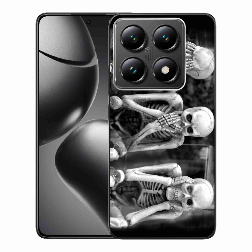 Gélový kryt mmCase na Xiaomi 14T Pro - kostlivci