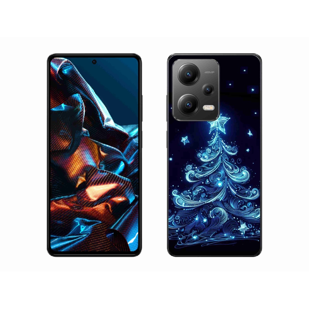 Gélový kryt mmCase na Xiaomi Redmi Note 12 Pre 5G - neónový vianočný stromček 4