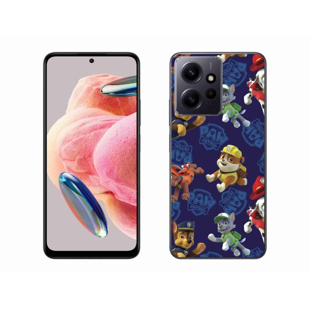 Gélový kryt mmCase na Xiaomi Redmi Note 12 4G - labková patrola 1