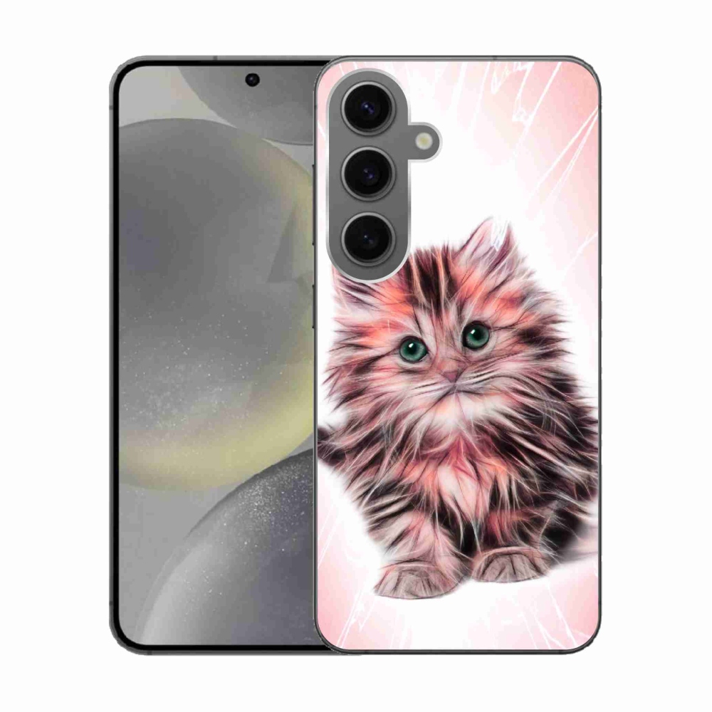 Gélový kryt mmCase na Samsung Galaxy S24 - roztomilé mačiatko