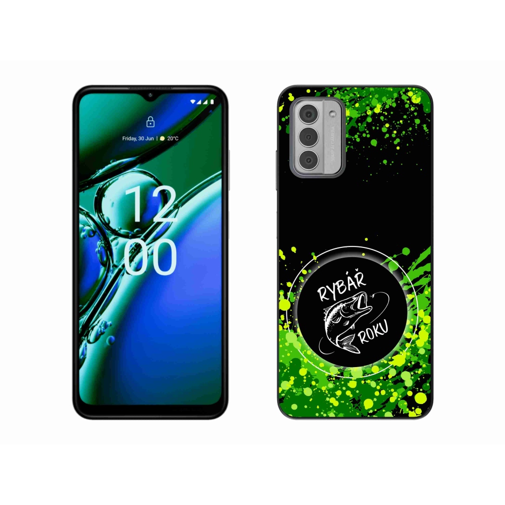 Gélový kryt mmCase na Nokia G42 - rybár roka čierne pozadie