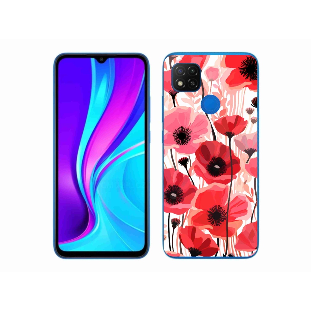 Gelový kryt mmCase na Xiaomi Redmi 9C - vlčí mák 1