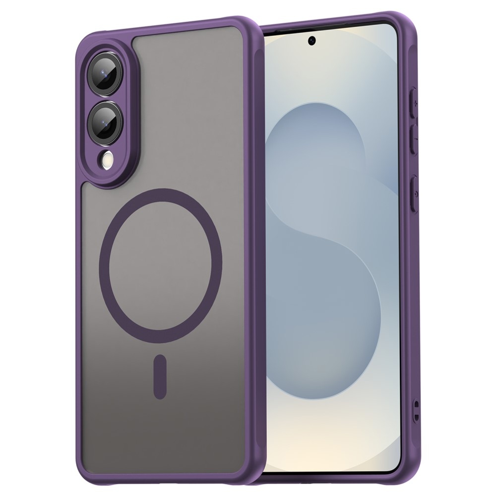 Case matný gélový obal s MagSafe na Samsung Galaxy S25 Edge - fialový