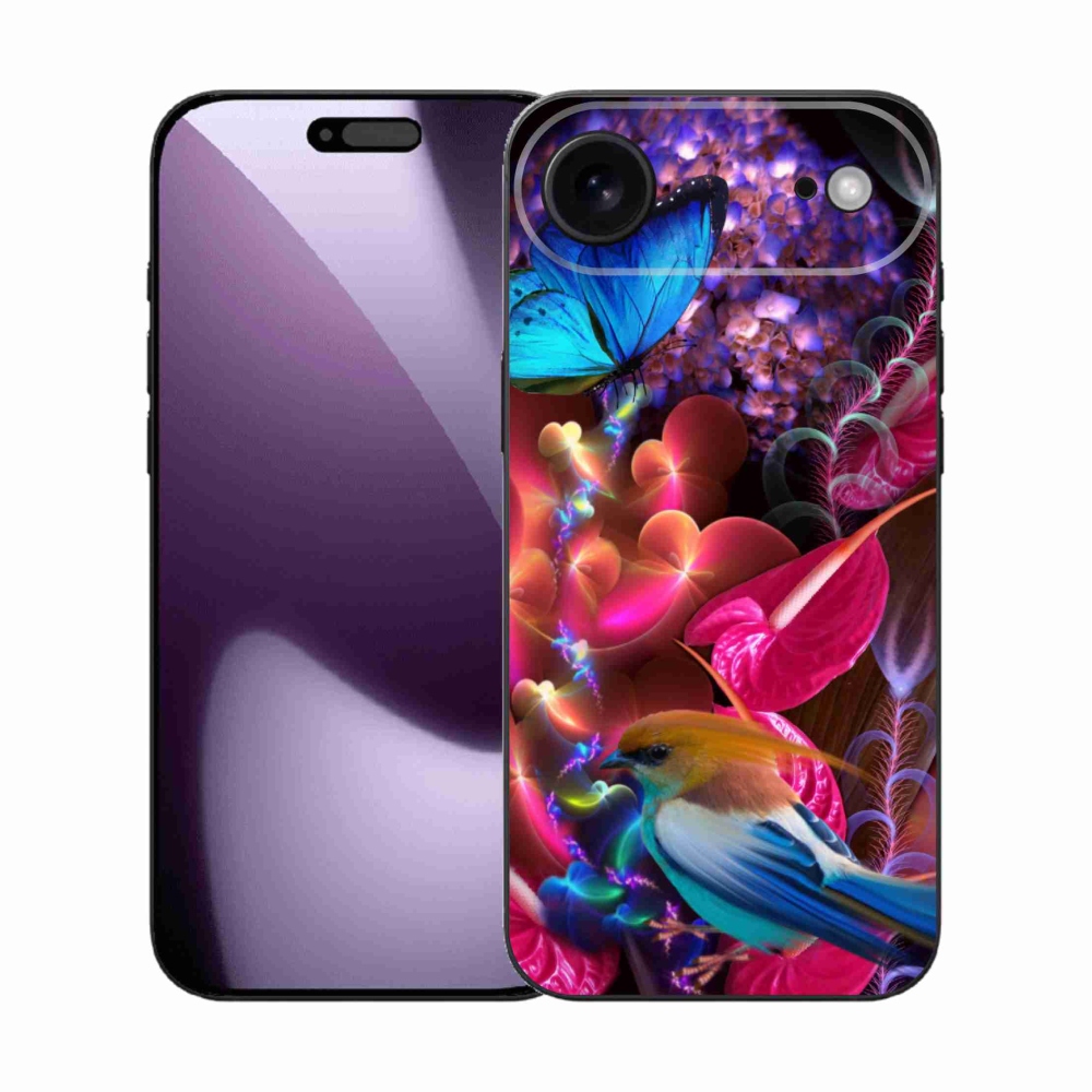 Gélový kryt mmCase na iPhone 17 Air - farebné kvety
