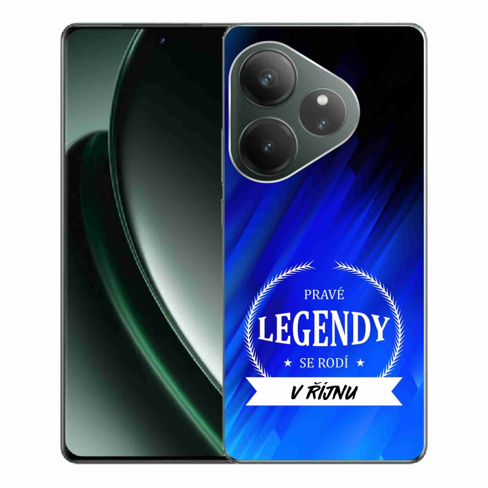 Gélový kryt mmCase na Realme GT 6 5G/GT 6T 5G - legendy v októbri modré pozadie