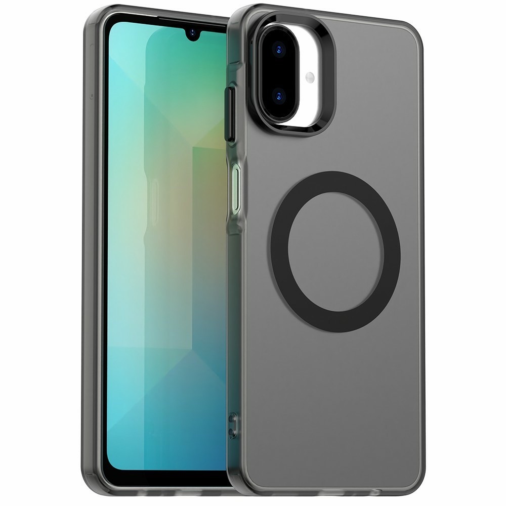 Candy gélový obal MagSafe pre Samsung Galaxy A07 4G - čierny