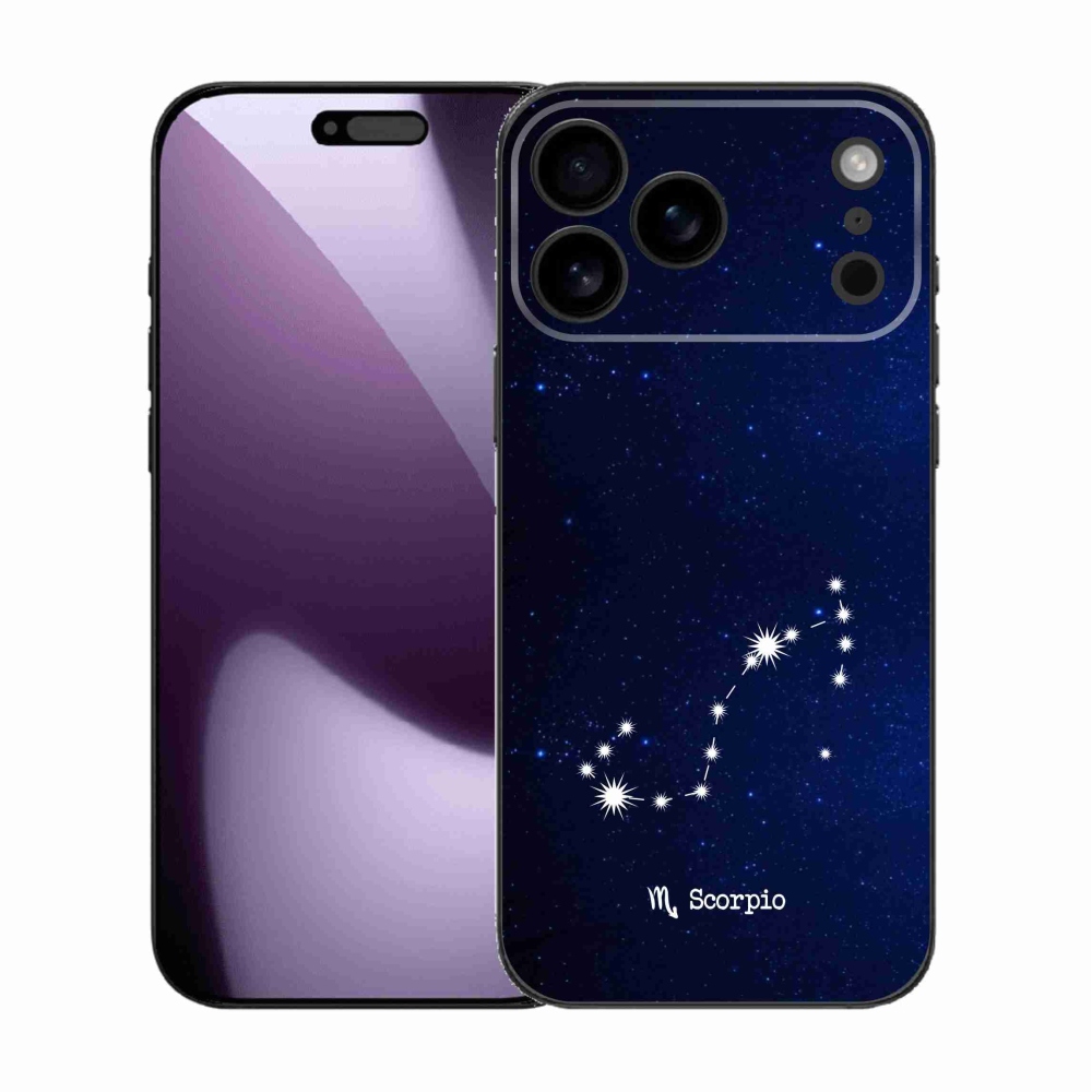 Gélový kryt mmCase na iPhone 17 Pro Max - súhvezdie Škorpióna