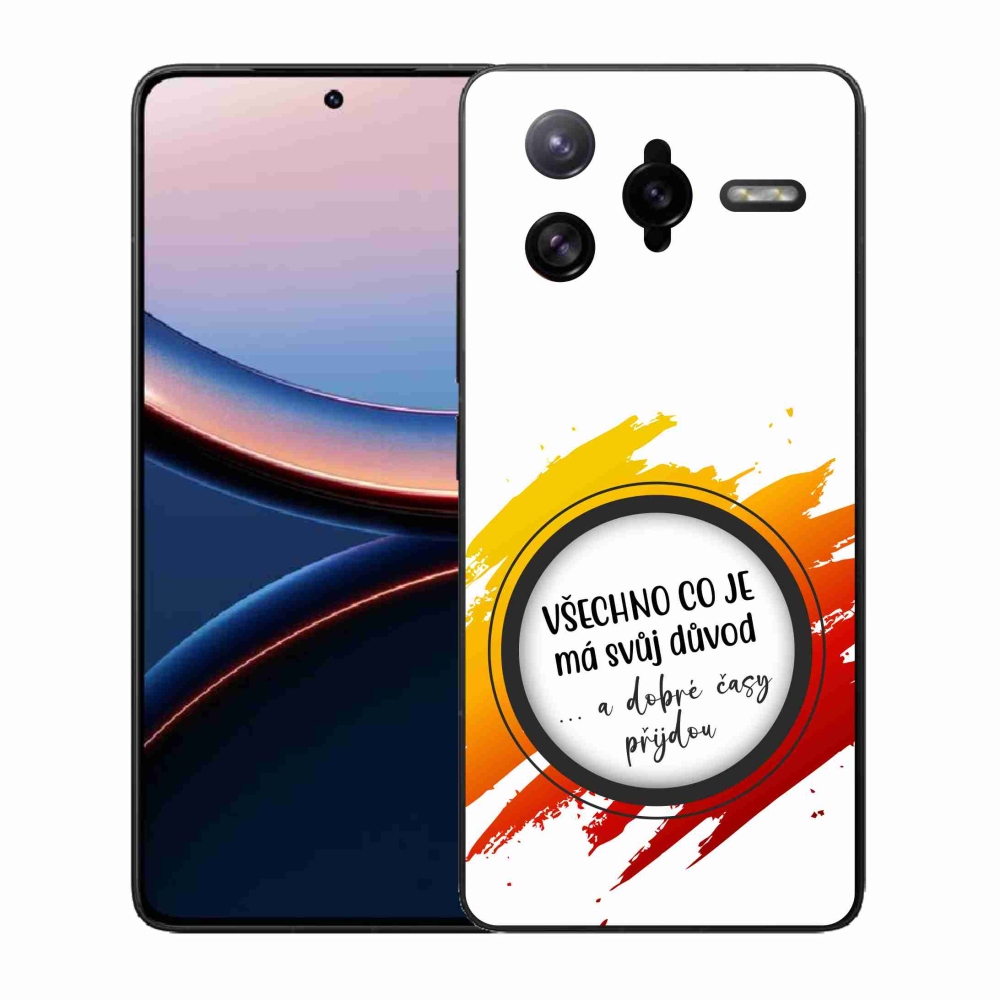 Gélový kryt mmCase na Xiaomi Poco F7 Ultra - citát 3 biele pozadie