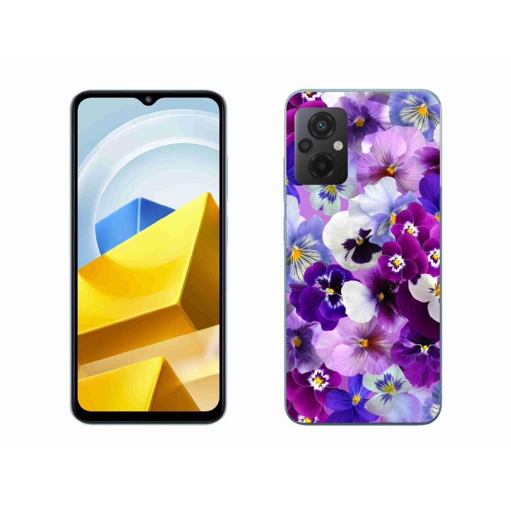 Gélový kryt mmCase na Xiaomi Poco M5 4G - kvety 9