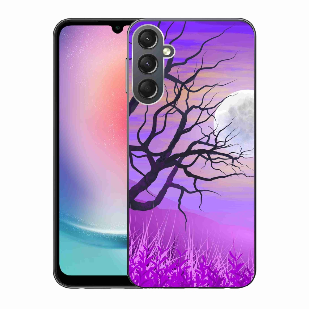 Gélový obal mmCase na Samsung Galaxy A24 - kreslený opadaný strom