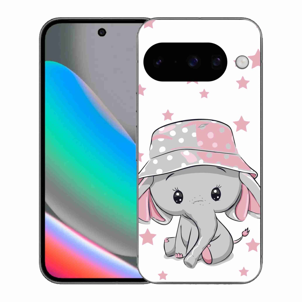 Gélový kryt mmCase na Google Pixel 10 - ružový slon
