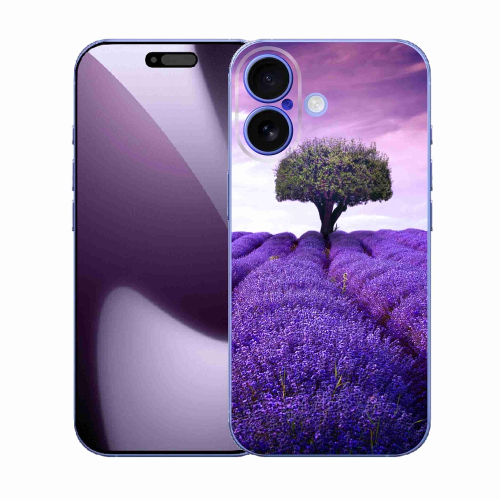 Gélový kryt mmCase na iPhone 17 - levanduľová lúka