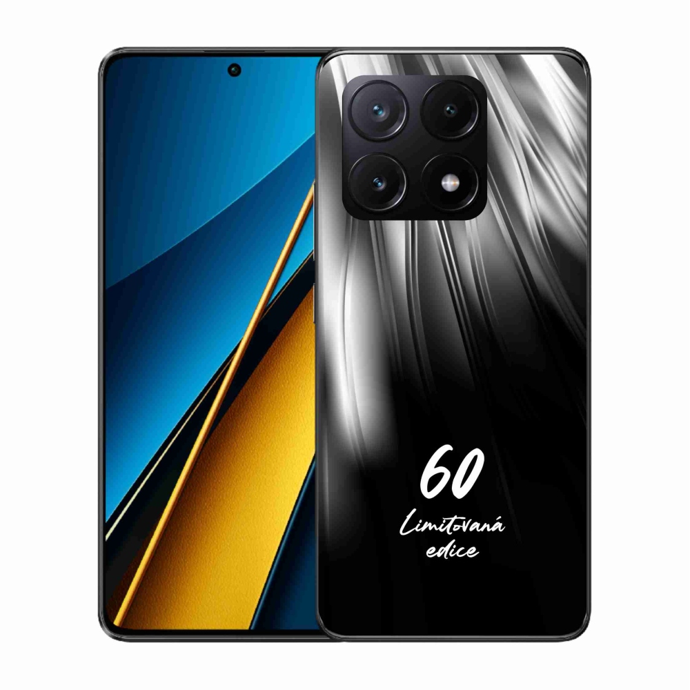 Gélový kryt mmCase na Xiaomi Poco X6 Pro 5G - 60 limitovaná edícia čierne pozadie