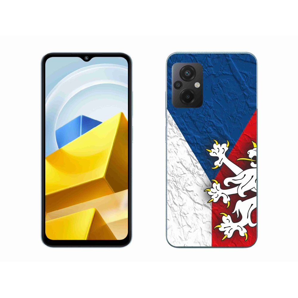 Gélový kryt mmCase na Xiaomi Poco M5 4G - česká vlajka 1