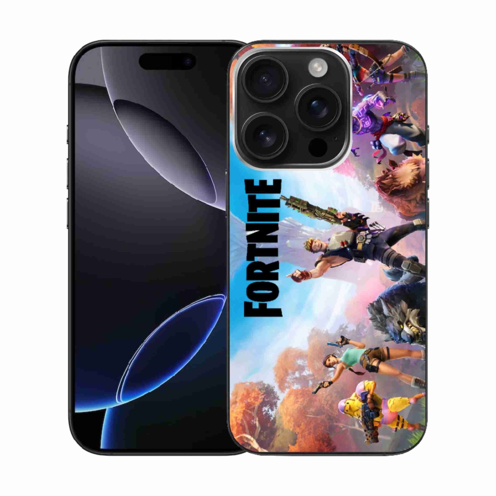 Gélový kryt mmCase na iPhone 16 Pro - fortnite 1