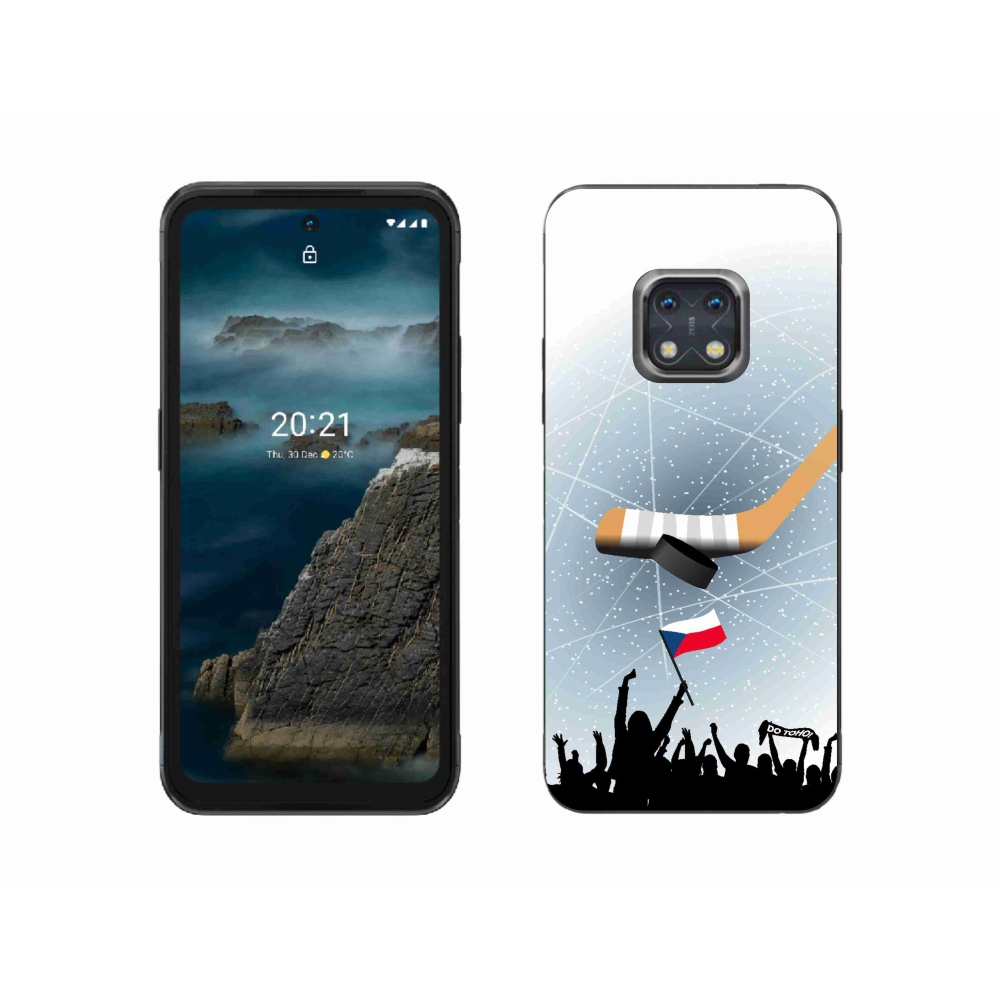 Gélový kryt mmCase na Nokia XR20 - fanúšikovia hokeja