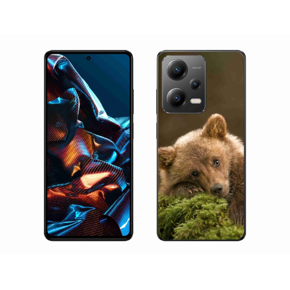 Gélový kryt mmCase na mobil Xiaomi Redmi Note 12 Pro 5G - medveď