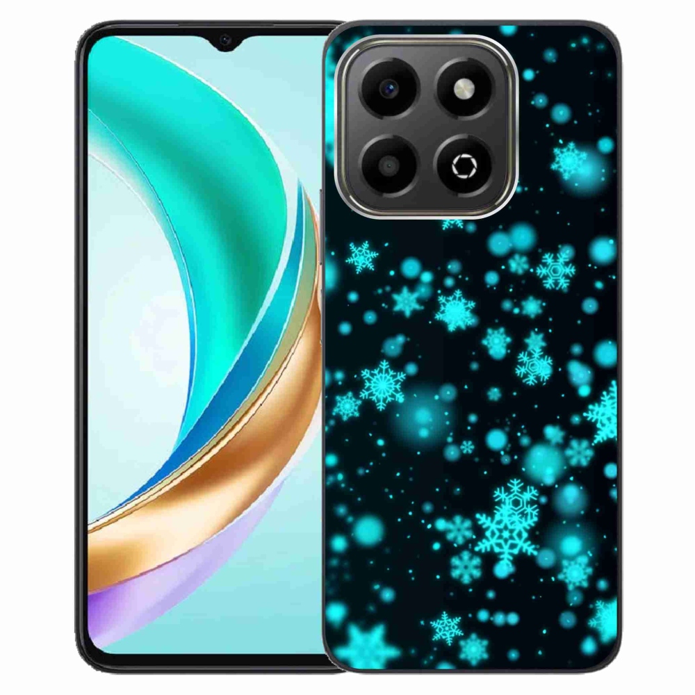 Gélový kryt mmCase na Honor X6b - snehové vločky 1