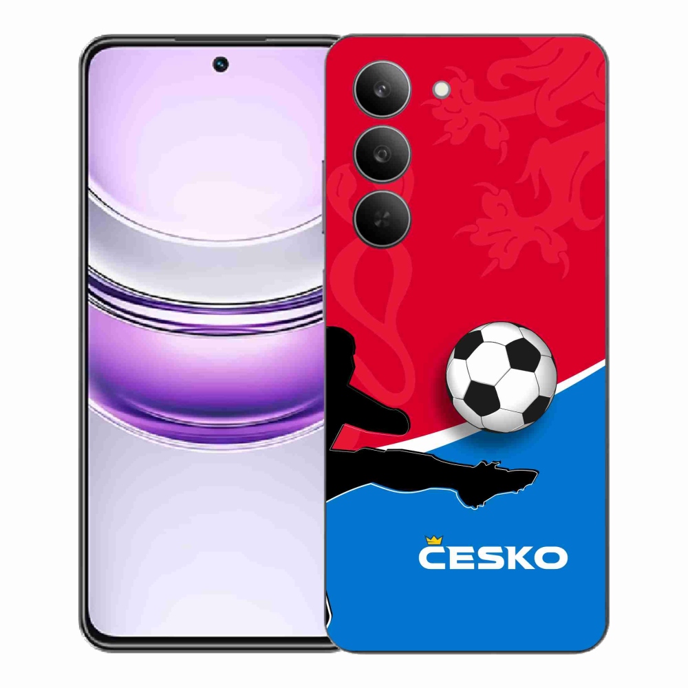 Gélový kryt mmCase na Realme 14x 5G - futbal Česko 2