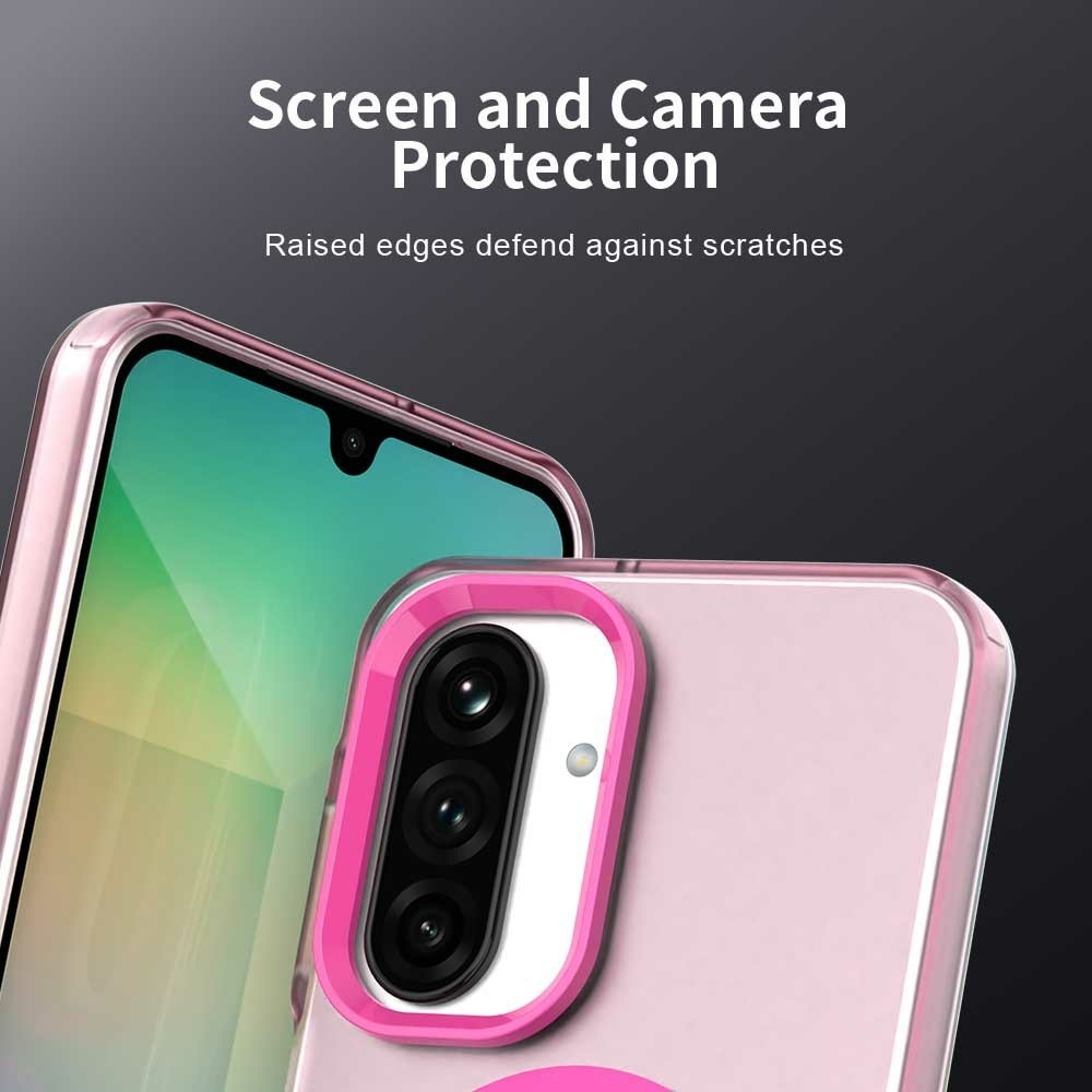 Candy gélový obal s MagSafe na Samsung Galaxy A17 5G - ružový