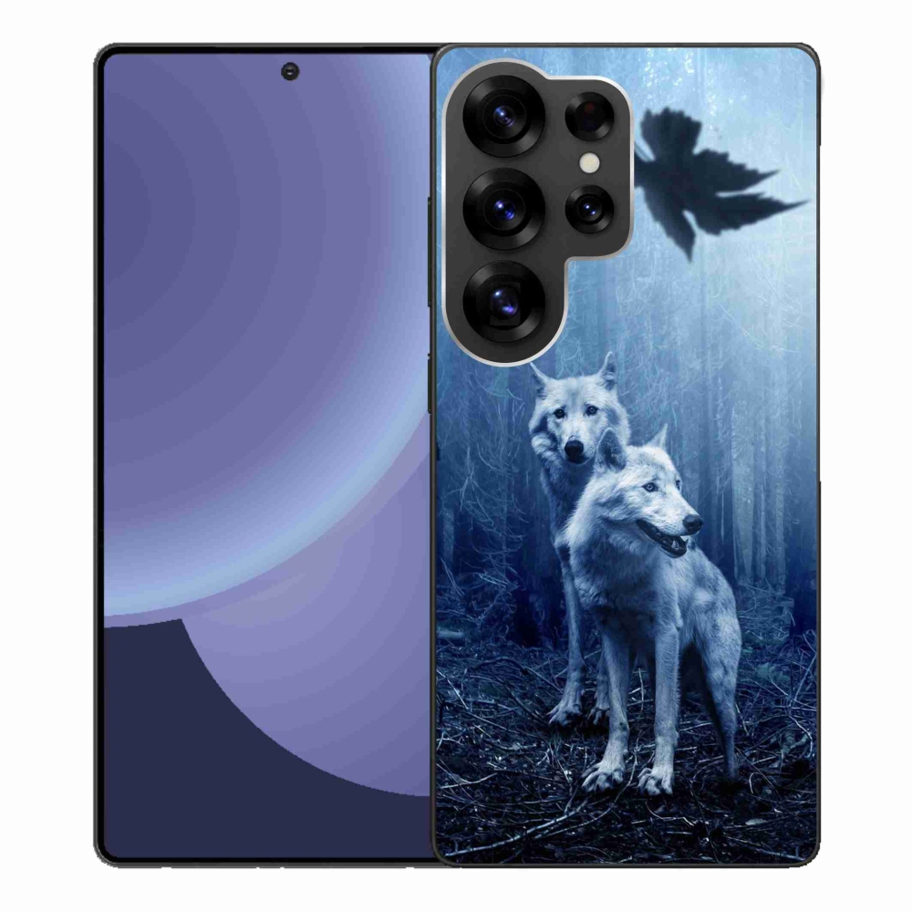 Gélový kryt mmCase na Samsung Galaxy S25 Ultra - vlci v lese