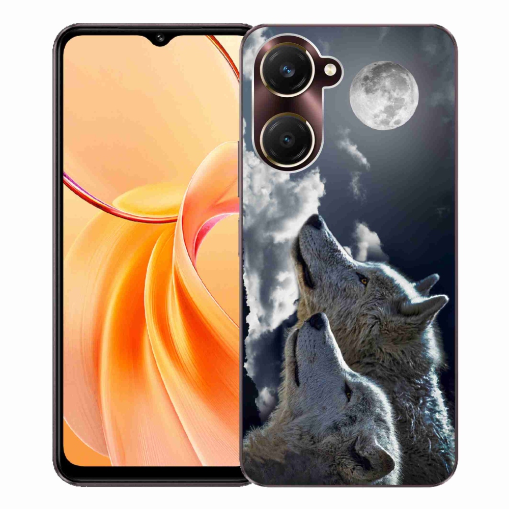 Gélový kryt mmCase na Vivo Y28s 5G - vlci
