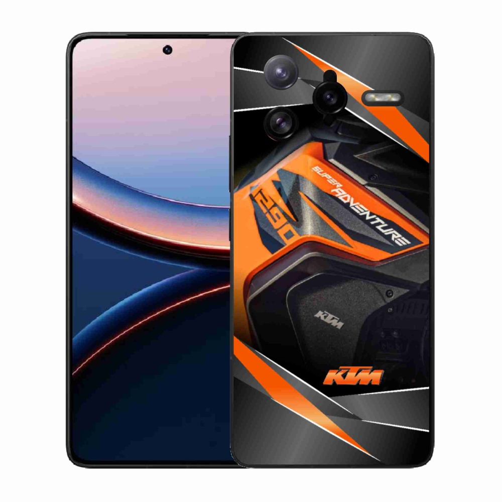 Gélový kryt mmCase na Xiaomi Poco F7 Ultra - motorka ktm