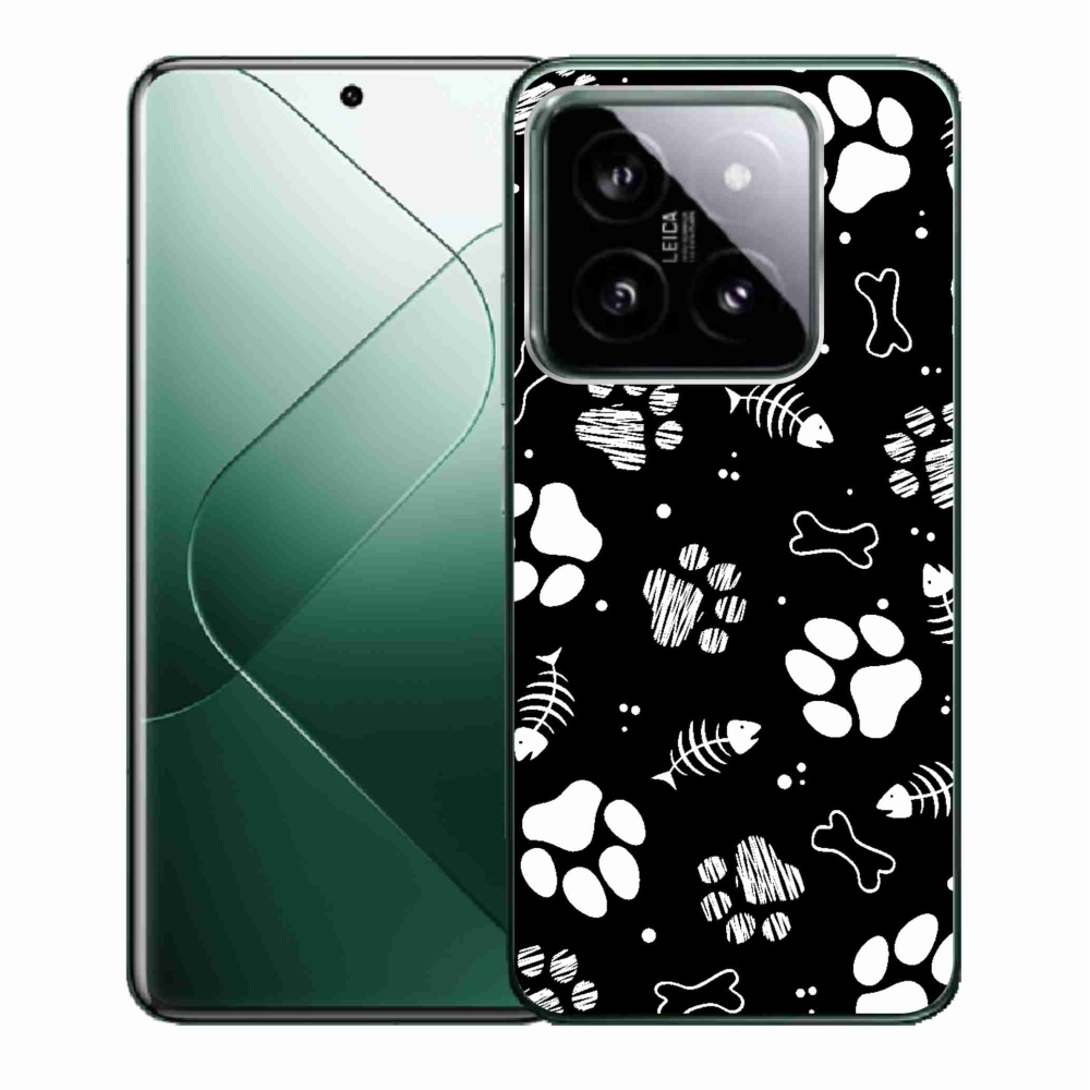 Gélový kryt mmCase na Xiaomi 14 - psie labky