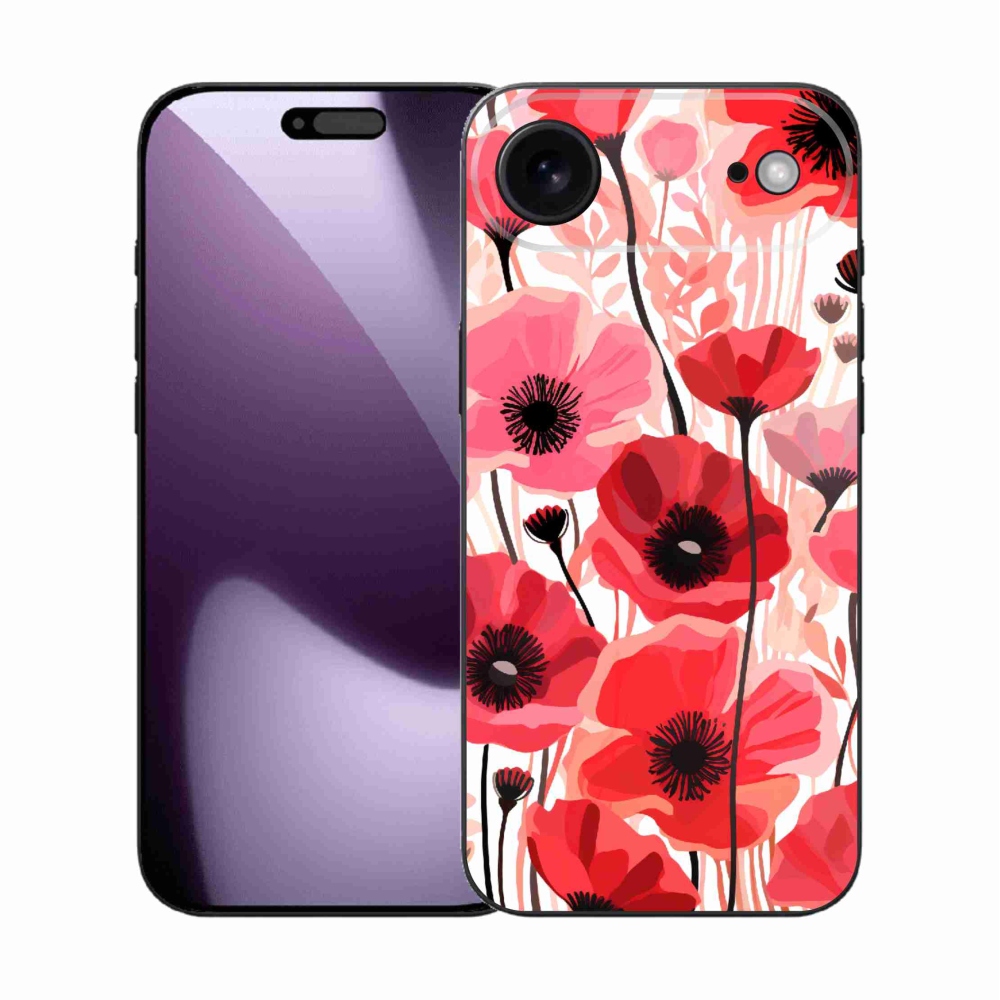 Gélový kryt mmCase na iPhone 17 Air - vlčí mak 1