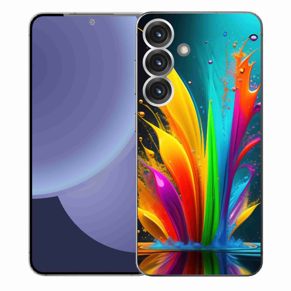 Gélový kryt mmCase na Samsung Galaxy S25+ - abstraktný motív 1