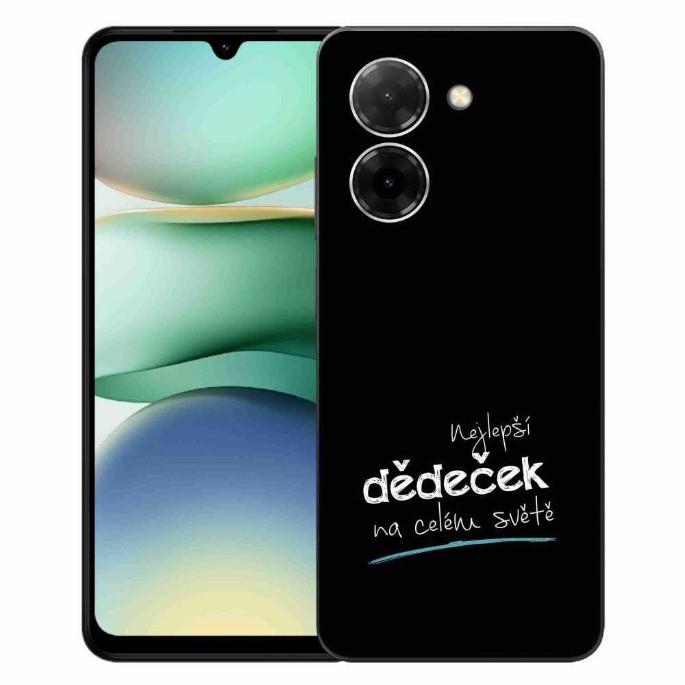 Gélový kryt mmCase na Xiaomi Redmi A5 (173.45x79.35x8.45mm) - najlepší dedko 3 čierne pozadie