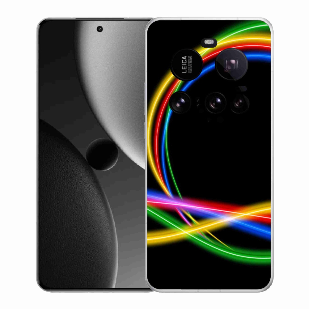 Gélový kryt mmCase na Xiaomi 15 Ultra - neónové kruhy