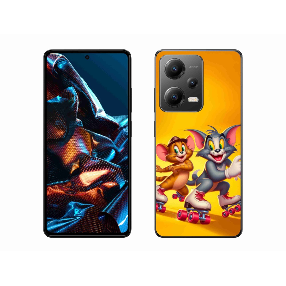 Gélový kryt mmCase na Xiaomi Redmi Note 12 Pro 5G - tom a jerry