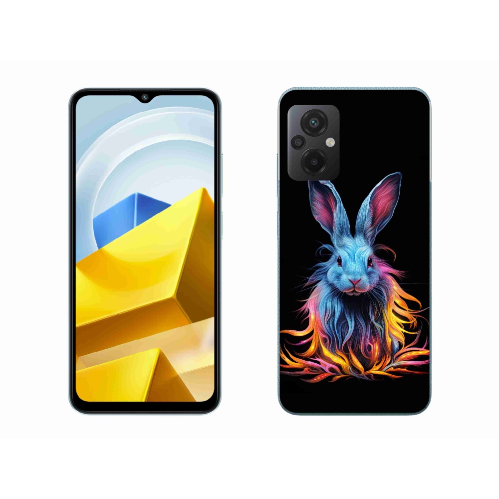 Gélový kryt mmCase na Xiaomi Poco M5 4G - abstraktný zajac
