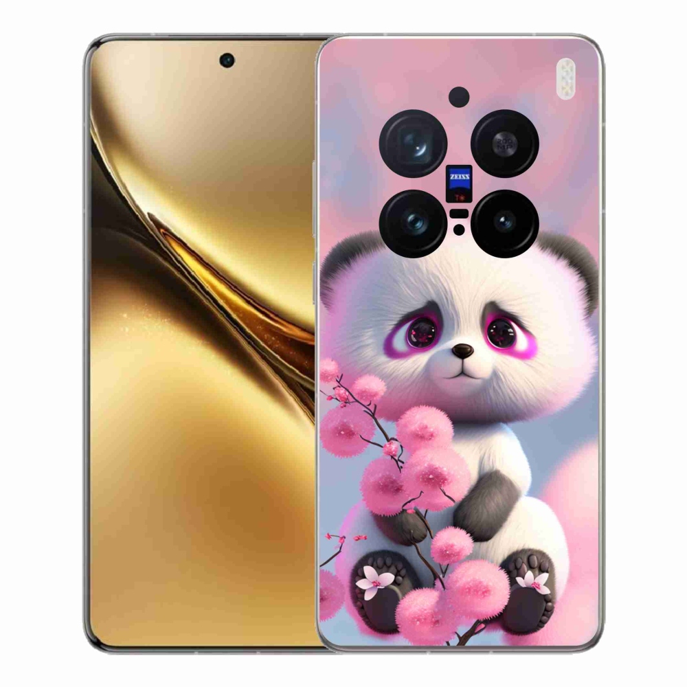 Gélový kryt mmCase na Vivo X200 Pro 5G - roztomilá panda 1