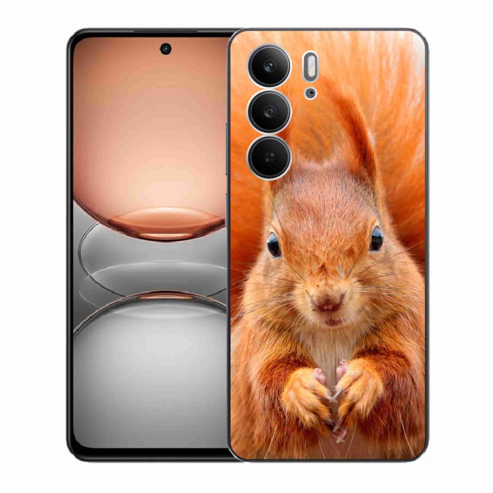 Gélový kryt mmCase na Realme C75 - veverička