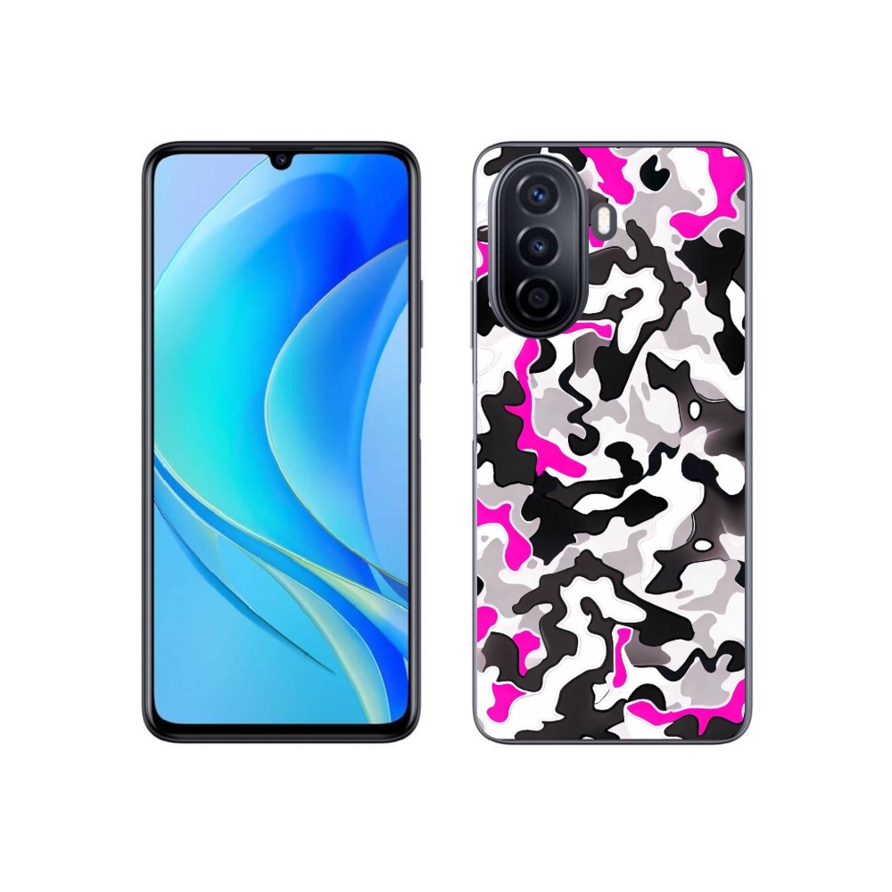 Gélový kryt mmCase na Huawei Nova Y70 - maskáčový vzor 5