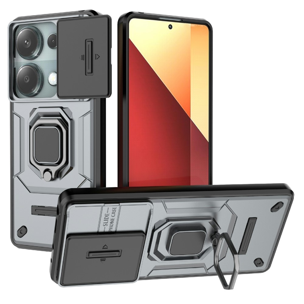 Lens odolný kryt na Xiaomi Redmi Note 14S - šedý