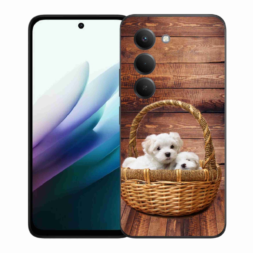 Gélový kryt mmCase na Xiaomi Redmi 15 4G/5G (171mm) - šteniatka