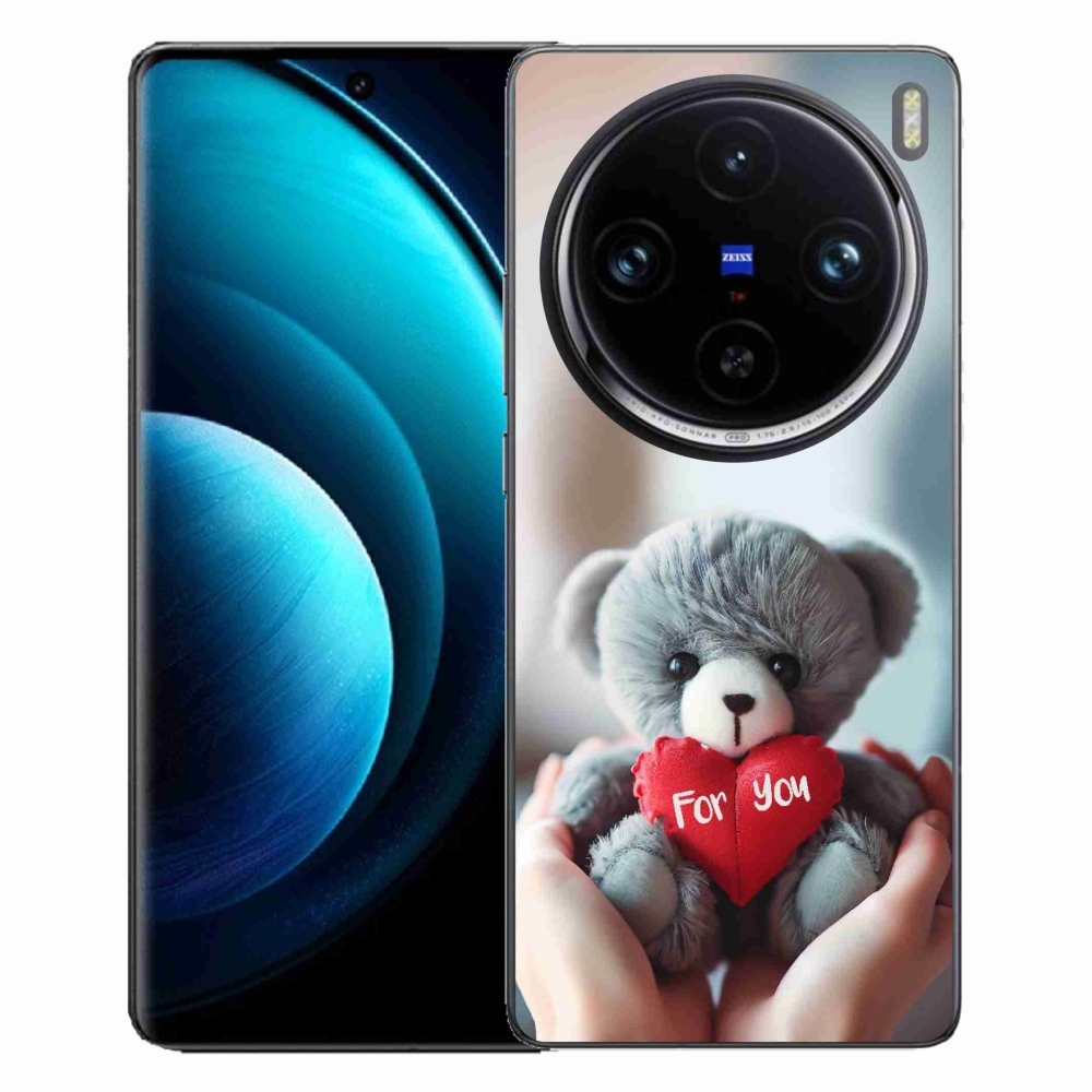 Gélový kryt mmCase na Vivo X100 Pro 5G - medvedík pre zamilovaných