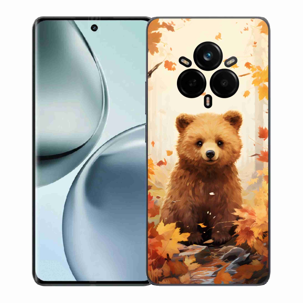 Gélový kryt mmCase na Realme 14 Pro+ 5G - medveď v lese