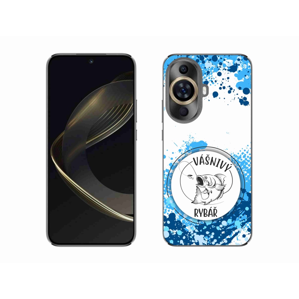 Gélový kryt mmCase na Huawei Nova 11 - vášnivý rybár biele pozadie