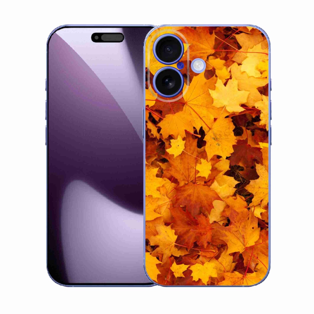 Gélový kryt mmCase na iPhone 17 - javorové listy