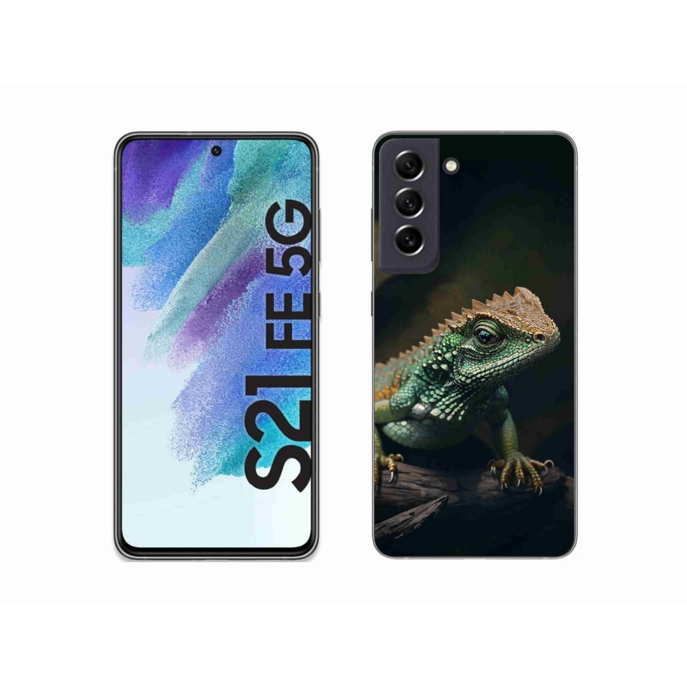 Gélový kryt mmCase na Samsung Galaxy S21 FE 5G - jašter