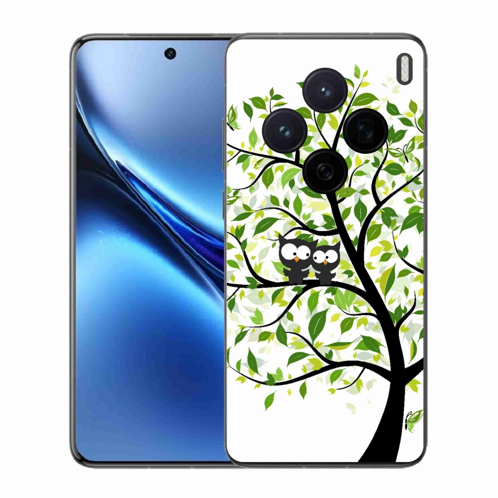 Gélový kryt mmCase na Vivo X200 5G - malej sovy na strome